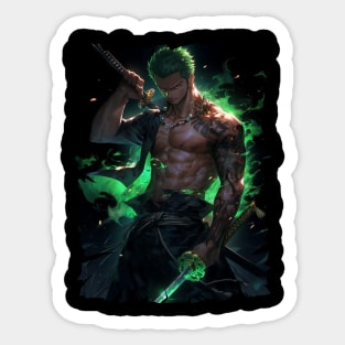 ZORO SAMURAI ANIME Sticker